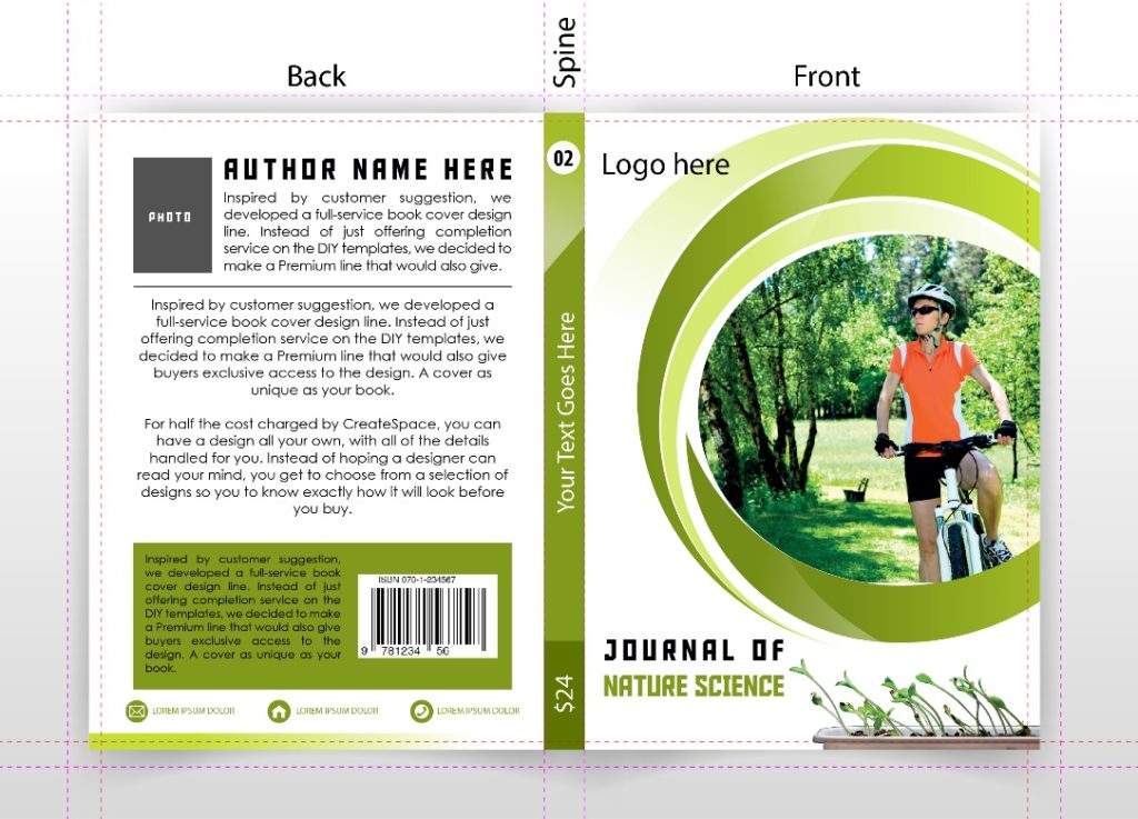 •	Prepare impressive and eye catching templates for books and journals covers